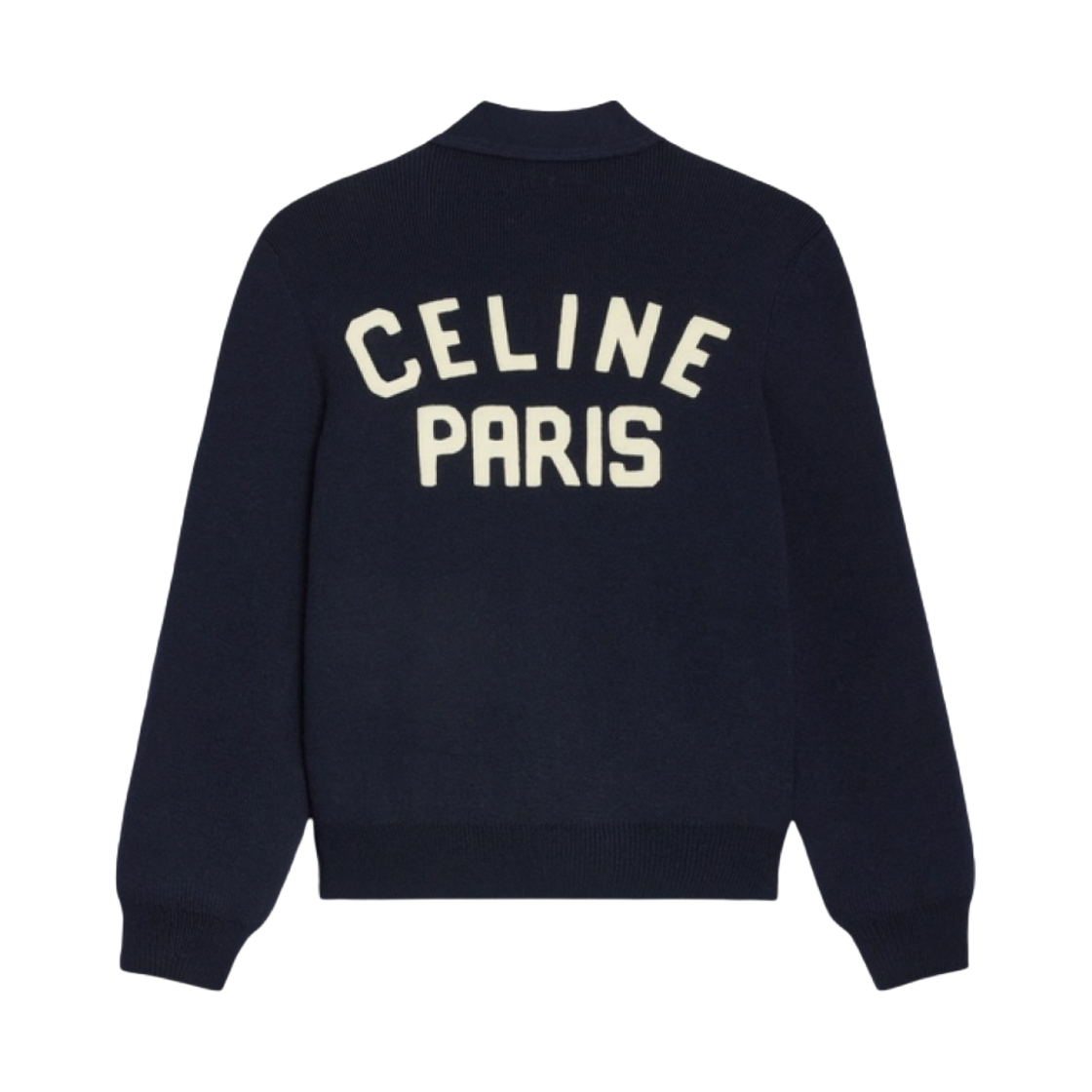 셀린느 울 컬리지 가디건 네이비(Celine College Cardigan in Wool Navy) - 2