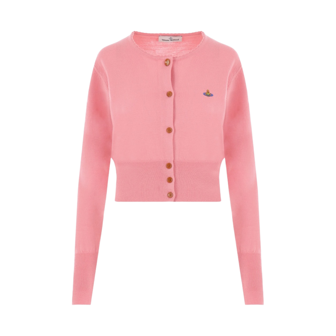 (W) 비비안 웨스트우드 베아 크롭 가디건 버블검((W) Vivienne Westwood Bea Cropped Cardigan Bubblegum) - 1