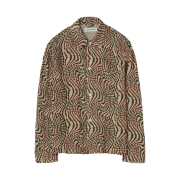 Our Legacy Box Shirt Tartan Hypnosis Print