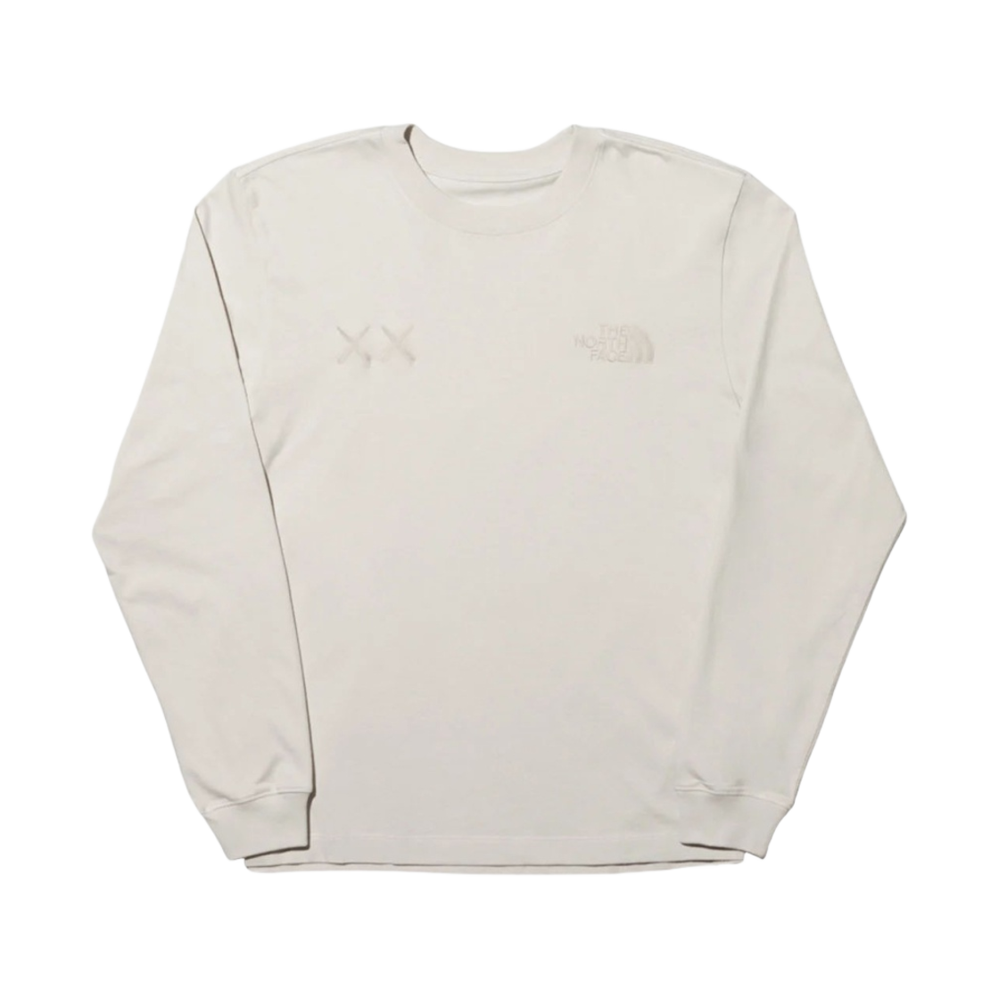 노스페이스 x 카우스 롱슬리브 티셔츠 문라이트 아이보리 - 22FW(The North Face x Kaws L/S T-Shirt Moonlight Ivory - 22FW) - 1