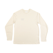 Optimistic Runners Recycled Oversized Longsleeve T-Shirt Sand