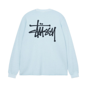 Stussy Basic Stock Thermal LS T-Shirt Light Blue