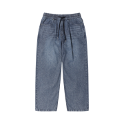 Customellow Wide Fit Banding Jeans Blue