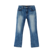 HYII Semi Flare Boot Cut Jeans Blue