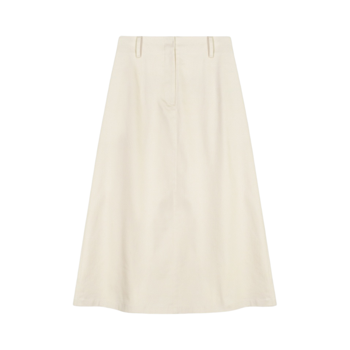 - (W) Umer Naire Cotton Skirt Cream