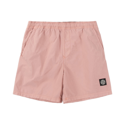 Stone Island B0946 Brushed Cotton Swimming Trunk Rose Pink - 21SS
