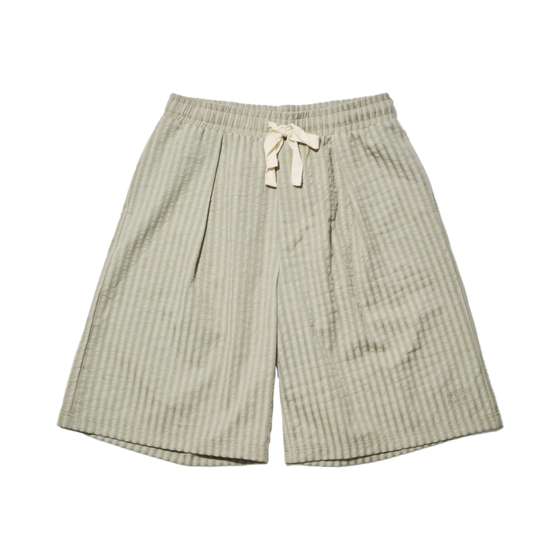 오가프 스트라이프 버뮤다 하프 팬츠 카키(Ogarp Stripe Bermuda Half pants Khaki)