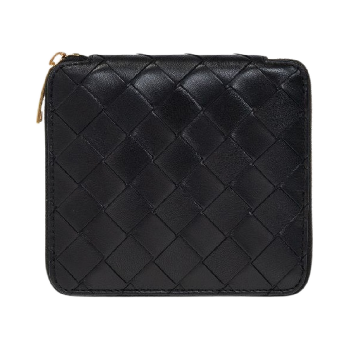 690572VCPP28425 Bottega Veneta Zip Around Wallet Black