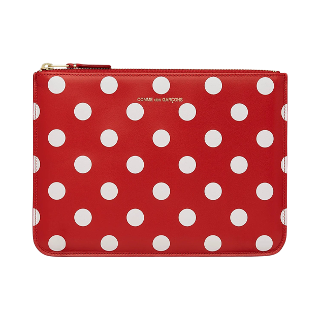SA5100PD Comme des Garcons SA5100PD Polka Dot Wallet Red