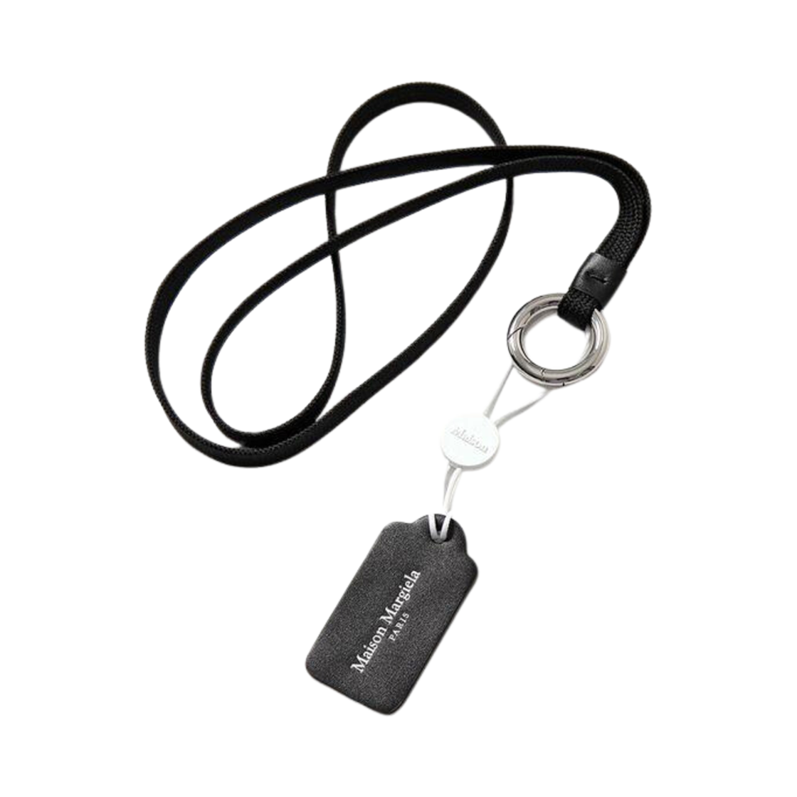 SA1UA0007P5427T8013 Maison Margiela Four Stitches Neck Strap Keyring Black