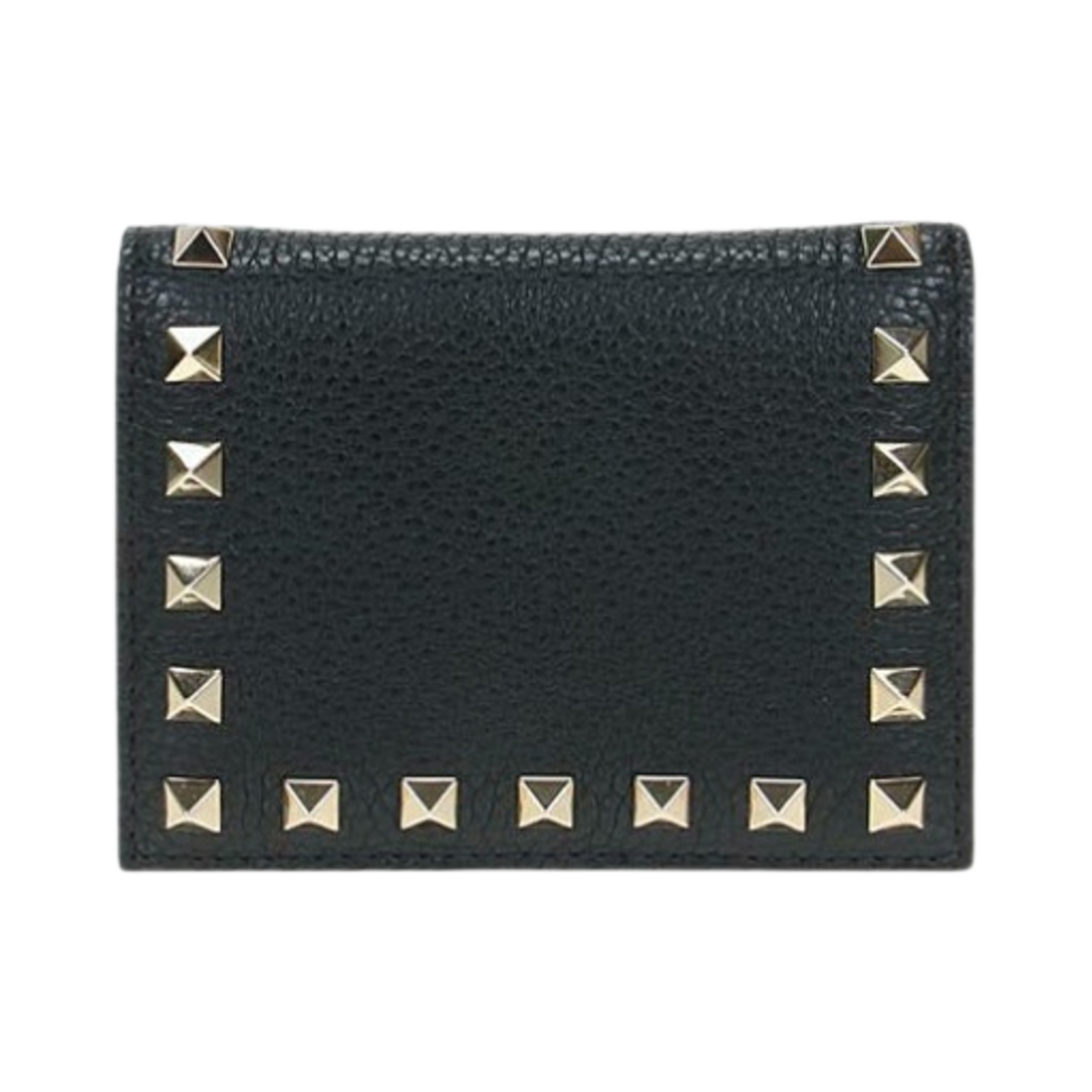 발렌티노 스몰 락스터드 카프스킨 지갑 블랙(Valentino Small Rockstud Calfskin Wallet Black) - 1
