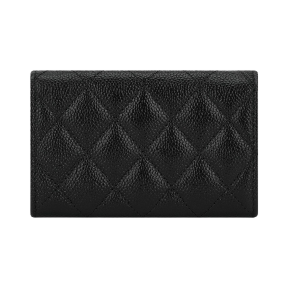 샤넬 플랩 카드 홀더 그레인드 카프스킨 & 골드 메탈 블랙(Chanel Flap Card Holder Grained Calfskin & Gold Black) - 3