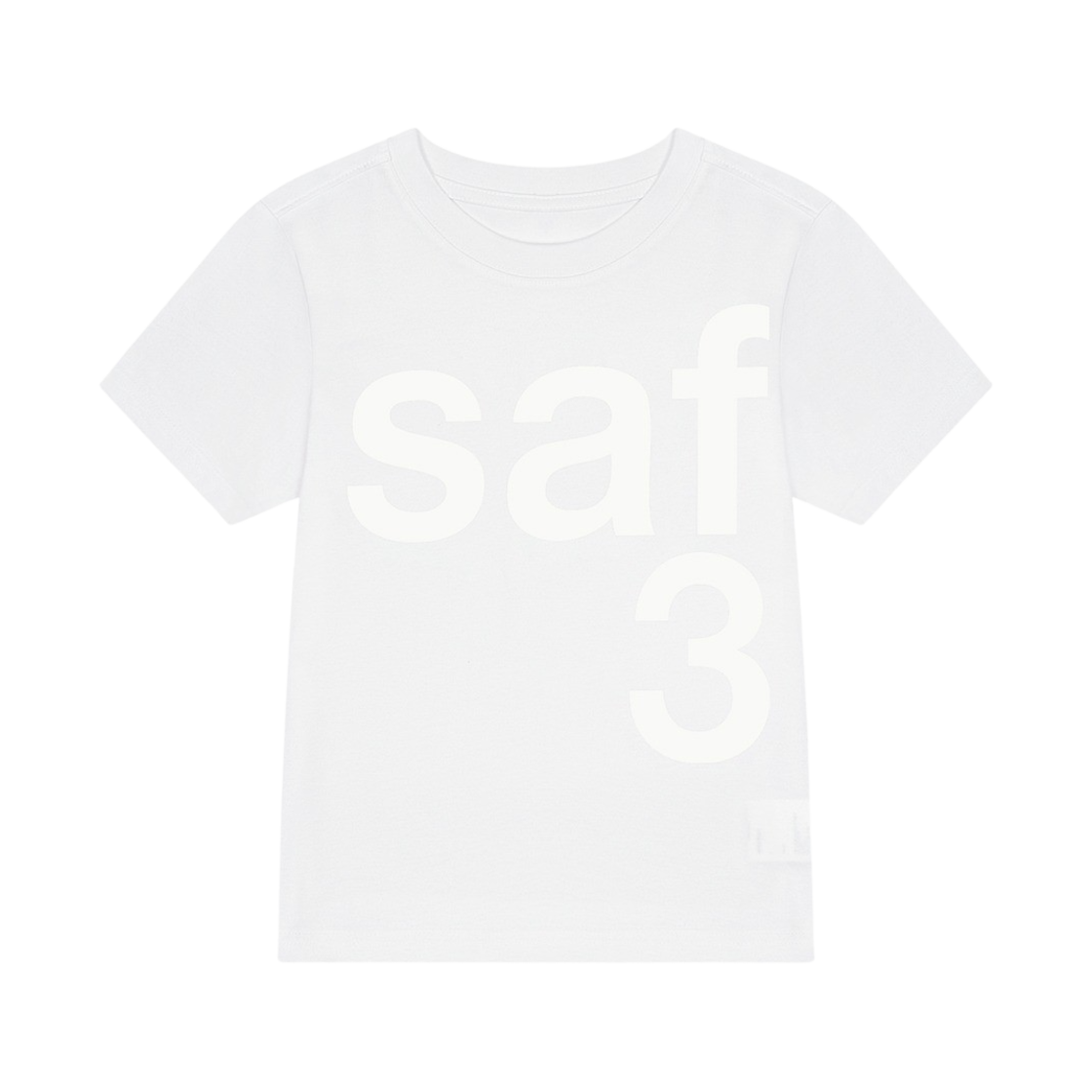 사파리스팟 우먼 1/2 베이직 사파리 티셔츠 화이트