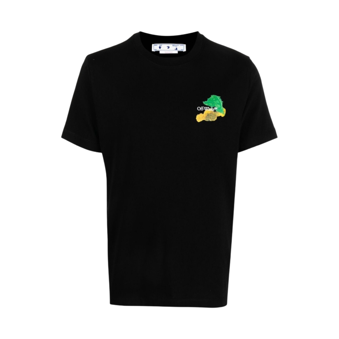 오프화이트 브러쉬 애로우 슬림 숏슬리브 티셔츠 블랙 멀티컬러(Off-White Brush Arrow Slim S/S T-Shirt Black Multicolor)