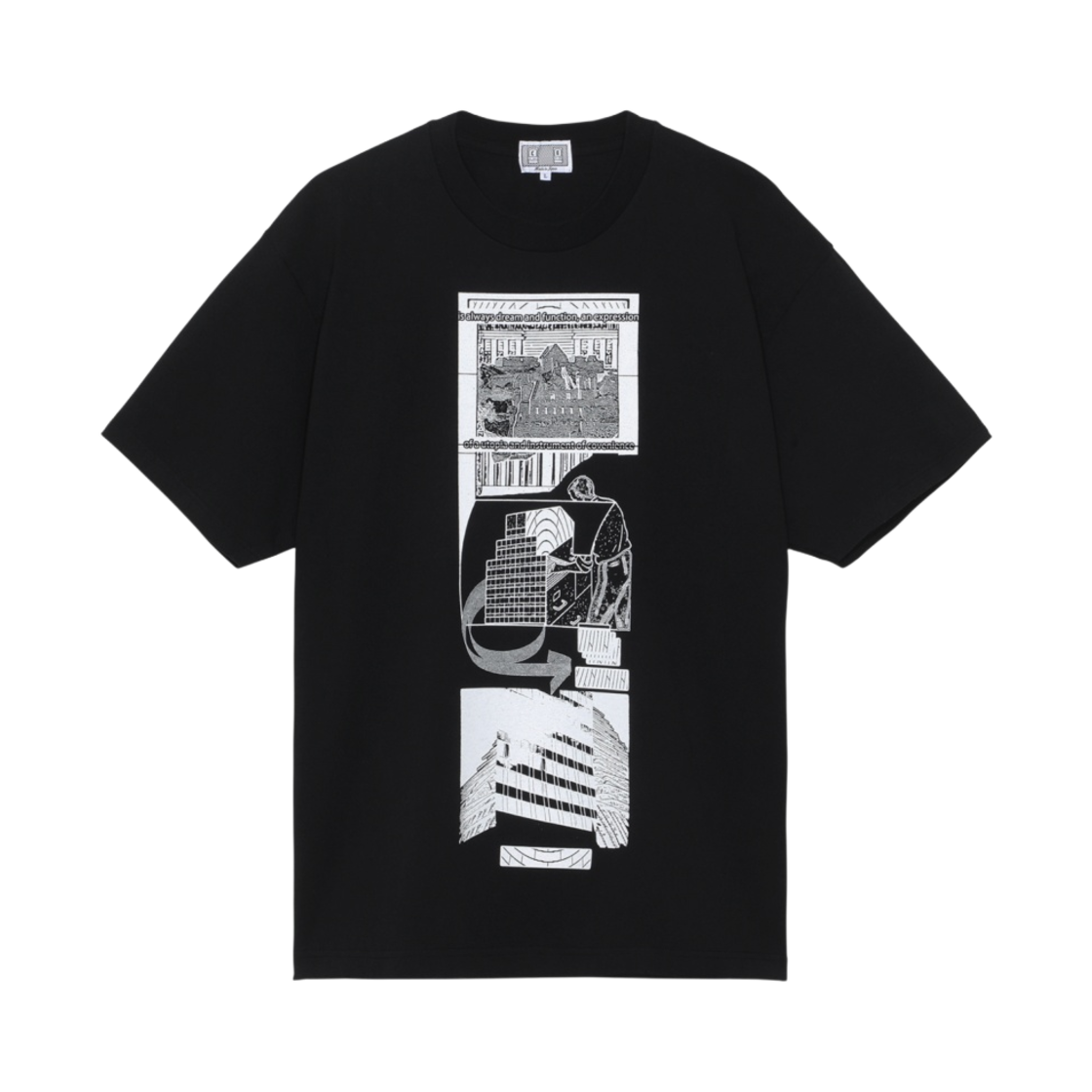 카브엠트 MD 아키텍토닉 티셔츠 블랙 - 23SS(Cav Empt MD Architectonic T-Shirt Black - 23SS) - 1