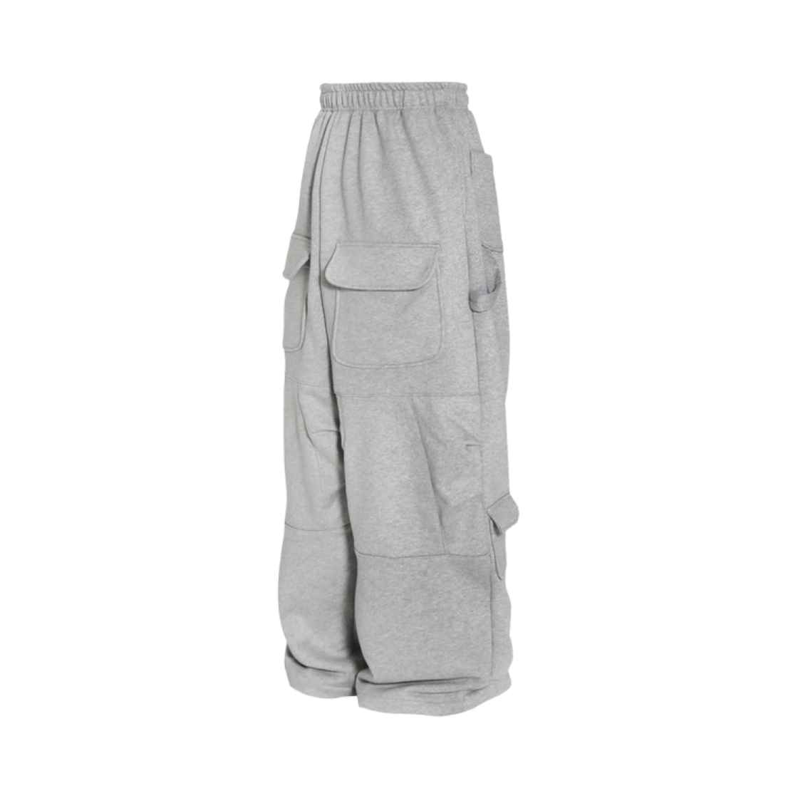 - MJD Max Wide Cargo Sweat Pants Melange Grey