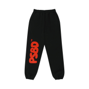 Plastick Bandage Logo Sweat Pants Black