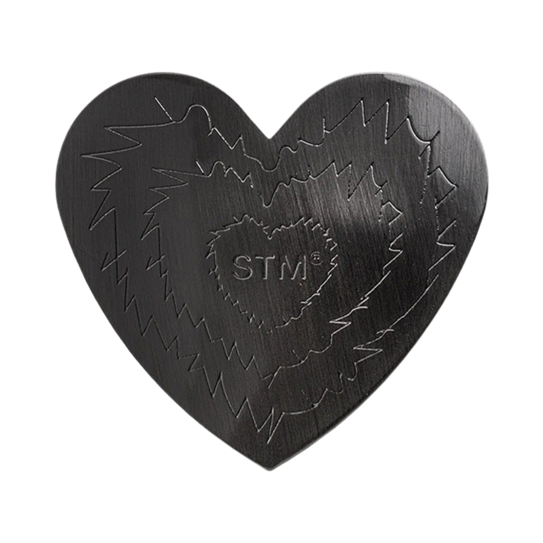 no471b Sentiments No.471 Heart Phone Grip Black