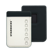 Starbucks Magsafe Magnetic Card Wallet Ivory Green