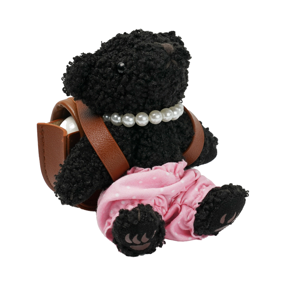 ACBP005003QD KR BEARPAW Bear Doll Airpods Case Black Pink