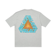 Palace P3 Bare Times T-Shirt Grey Marl - 22SS