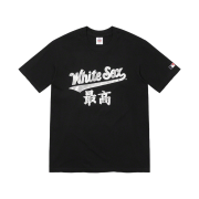 Supreme x MLB Kanji Teams T-Shirt White Sox Black - 22FW