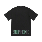 Supreme Contrast Applique S/S Top Black - 22FW