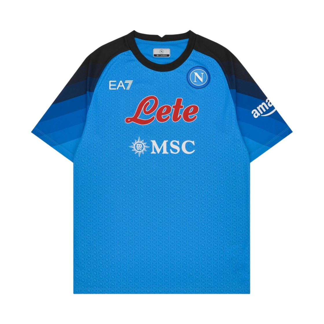 EA7 SSC 나폴리 2022/23 홈 매치 셔츠 스카이 블루 (논 마킹 버전)(EA7 SSC Napoli 2022/23 Home Match Shirt Sky Blue (Non Marking Ver.))