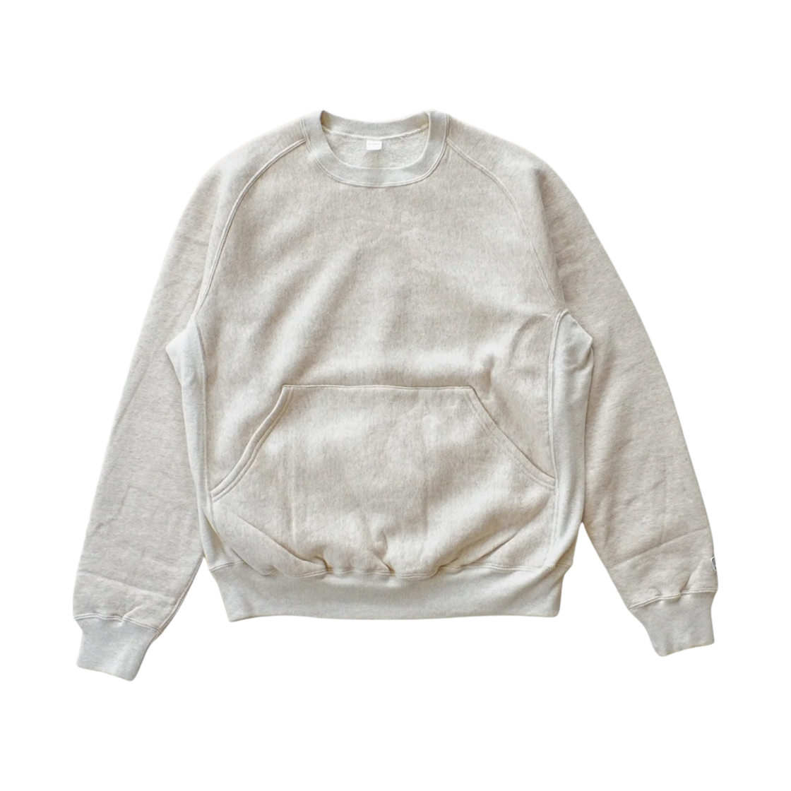 - Ends and Means Crew Neck Sweat Oatmeal