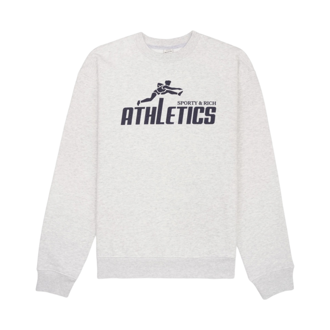 스포티 앤 리치 90's 애슬레틱스 크루넥 헤더 그레이 네이비(Sporty & Rich 90's Athletics Crewneck Heather Gray Navy) - 1