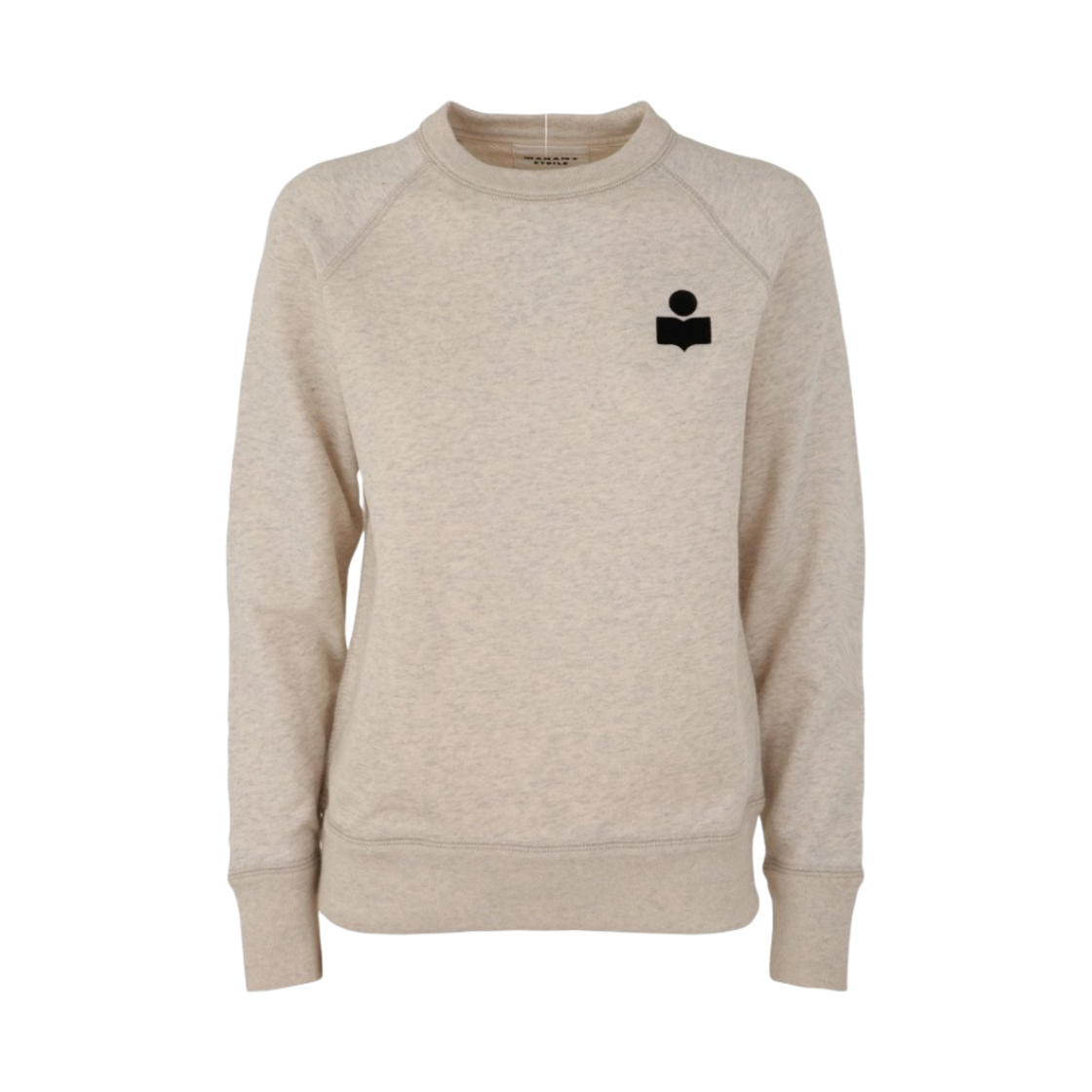 (W) 이자벨 마랑 밀라 로고 스웨트셔츠 에크루 블랙 - 23SS((W) Isabel Marant Milla Logo Sweatshirt Ecru Black - 23SS) - 1
