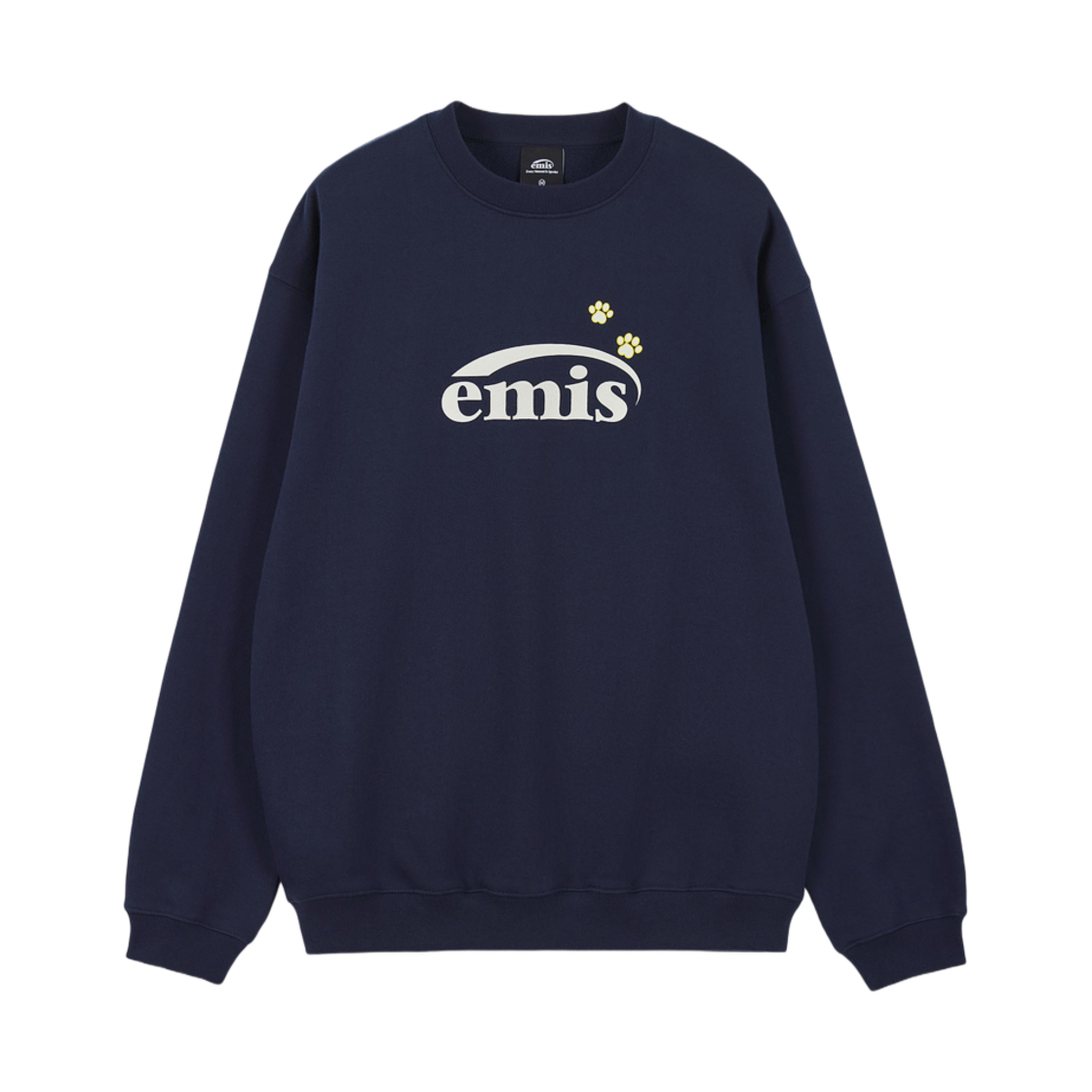 - Emis Foot Printed Sweatshirt Navy