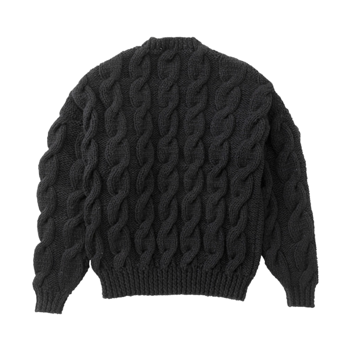 비즈빔 엠플러스 피셔맨 핸드 니트 블랙 - 23SS(Visvim Amplus Fisherman Hand Knit Black - 23SS) - 2