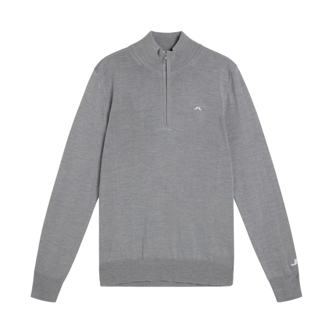 GMKW06357-9363 J.Lindeberg Kian Knitted Sweater Grey Melange