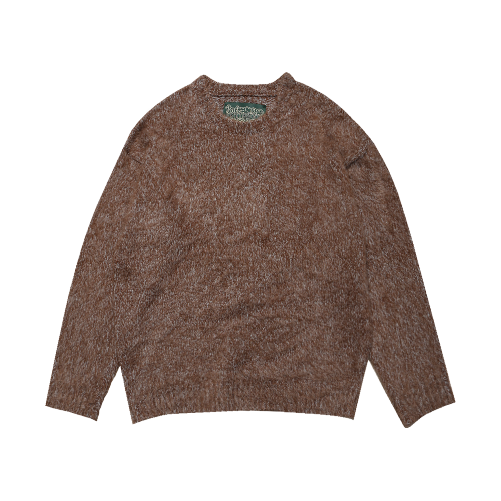 TTA42CDRL001BR TOWTOW.ARCHIVE Cozy Fuzzy Sweater Brown