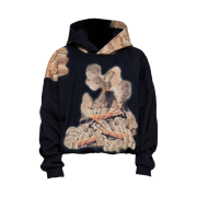 Wooyoungmi Volcano Hooded T-Shirt Black - 23FW