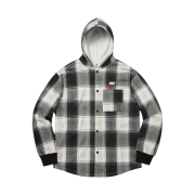 Supreme x Nike Plaid Hooded Sweatshirt Black - 18FW
