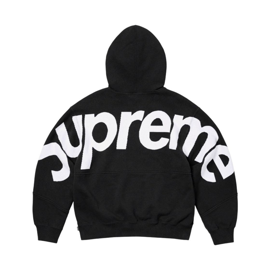 슈프림 빅 로고 자카드 후드 스웨트셔츠 블랙 - 23FW(Supreme Big Logo Jacquard Hooded Sweatshirt Black - 23FW) - 2