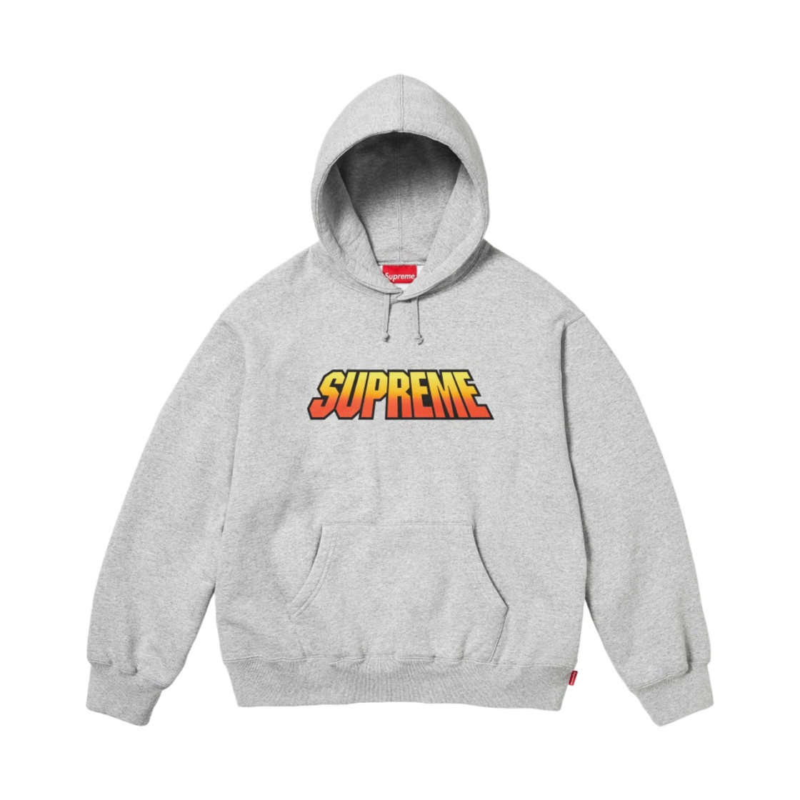 슈프림 그라디언트 후드 스웨트셔츠 헤더 그레이 - 24SS