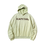 Kapital Fleece Hooded Sweatshirt Speakeasy Kapital Pt Mint