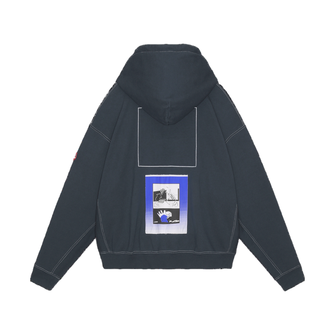 - Cav Empt CF8zero8 Hoody Navy - 24FW