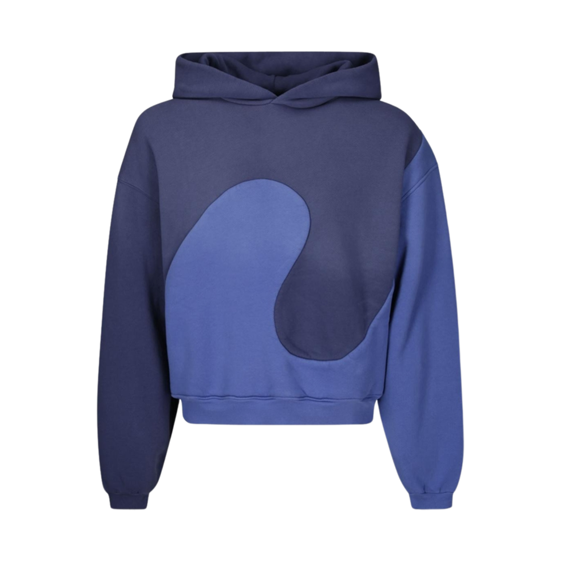 ERL09T015 ERL Classic Swirl Hoodie Blue