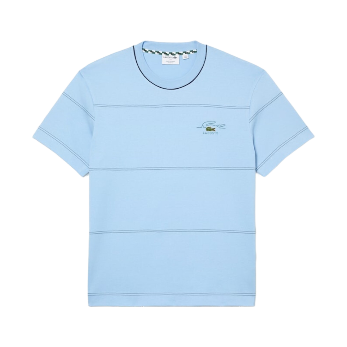 라코스테 스트라이프 티셔츠 블루(Lacoste Mif Stripe T-Shirt Blue) - 1