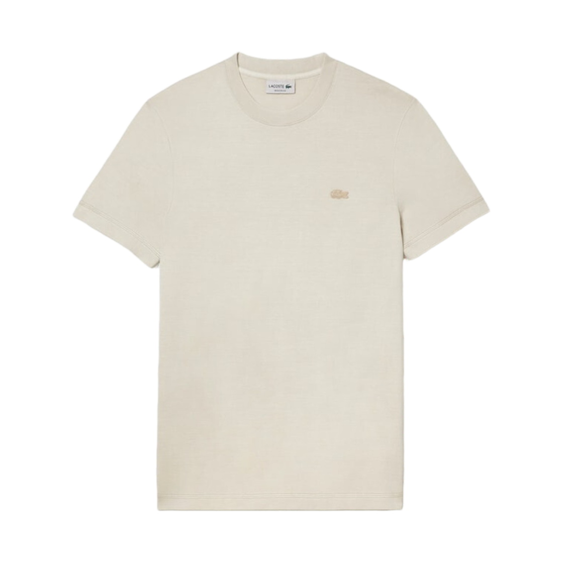 라코스테 썸머 팩 에코 다잉 티셔츠 베이지(Lacoste Summer Pack Eco Dyed T-Shirt Beige) - 1