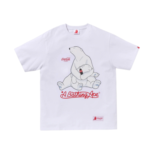 BAPE x Coca Cola Polar Bear T-Shirt White
