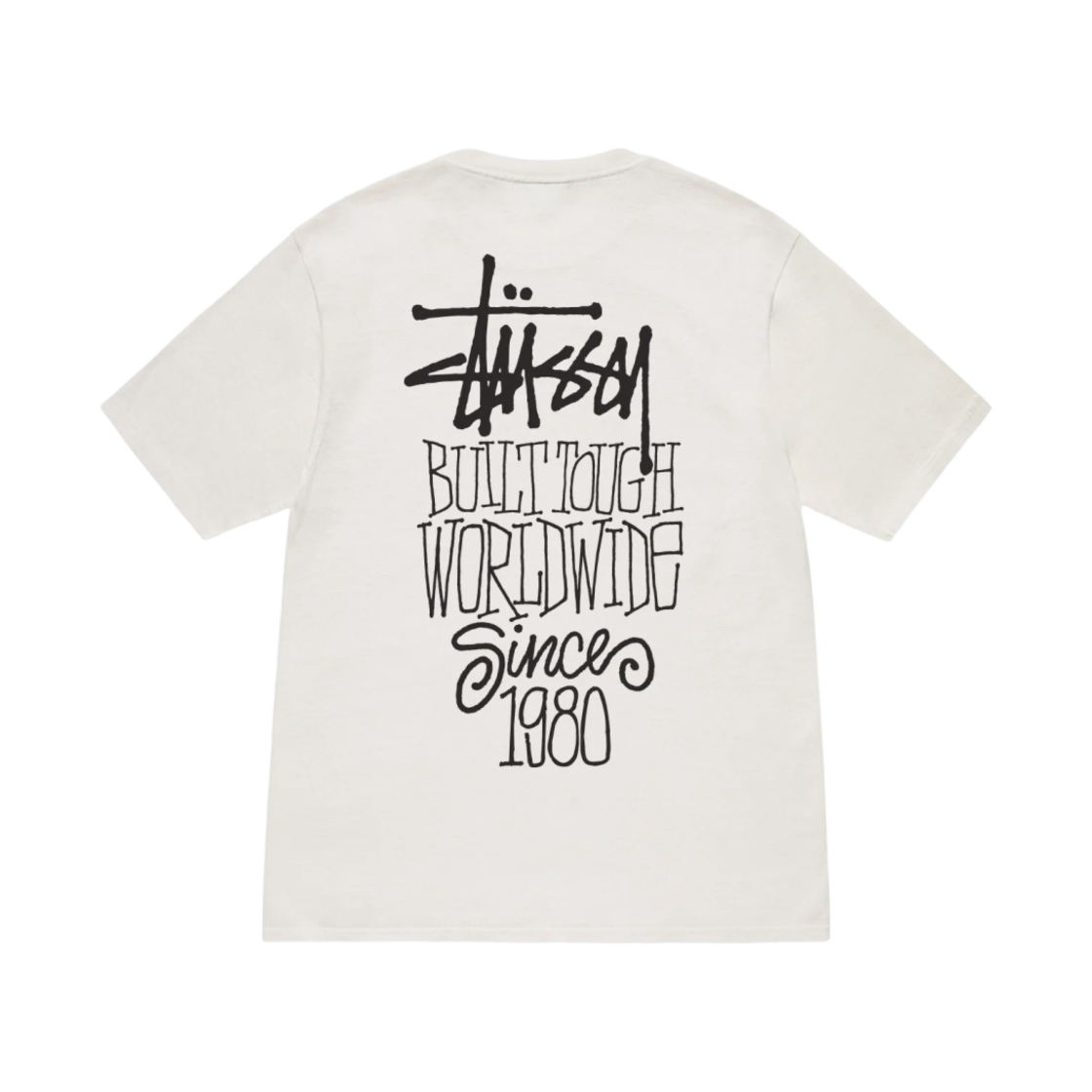 스투시 빌트 터프 티셔츠 피그먼트 다이드 내츄럴(Stussy Built Tough T-Shirt Pigment Dyed Natural)