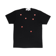 Play Comme des Garcons Many Heart T-Shirt Black