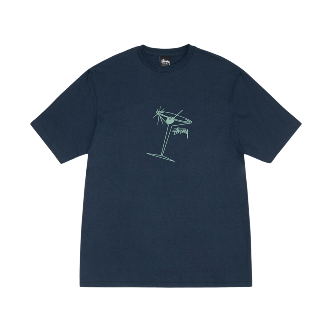 1905074 Stussy Martini T-Shirt Navy