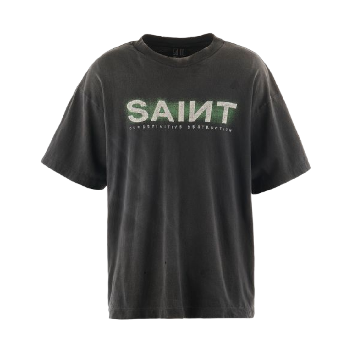 세인트 마이클 세인트 숏슬리브 티셔츠 블랙 - 24AW(Saint Mxxxxxx Saint S/S T-Shirt Black - 24AW)