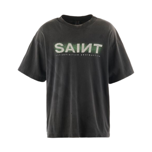 YS1-0000-001 Saint Mxxxxxx Saint S/S T-Shirt Black - 24AW